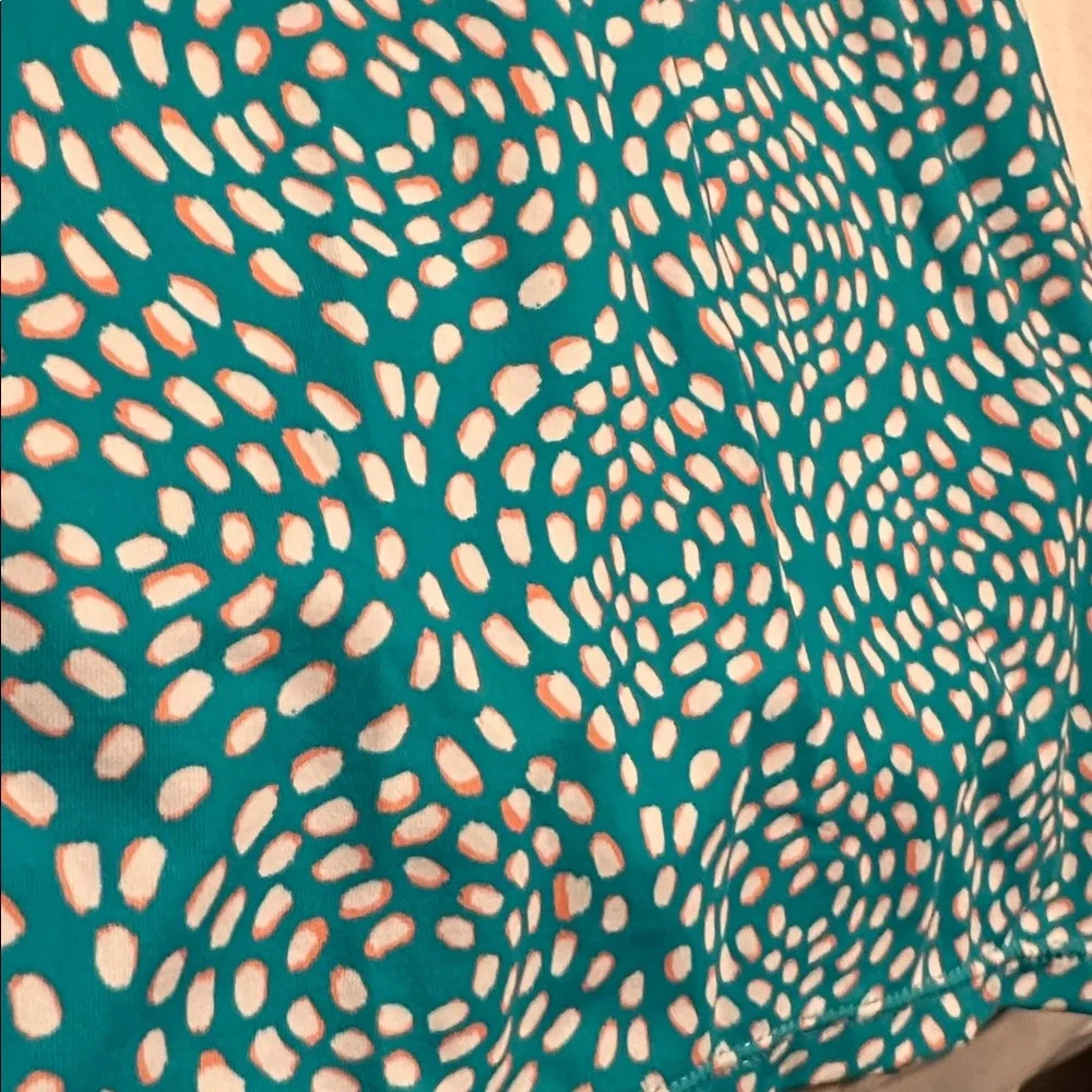 Capelton Road Patterned Dress with White Accents